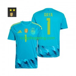 Fotbollströja Spanien David Raya 1 Målvakt Män Hemmaställ 2026-2027 Kort ärm