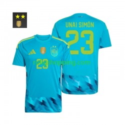 Fotbollströja Spanien Unai Simon 23 Målvakt Män Hemmaställ 2026-2027 Kort ärm