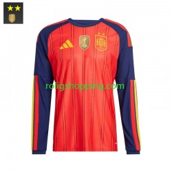 Fotbollströja Spanien Män Hemmaställ 2026-2027 Lång ärm