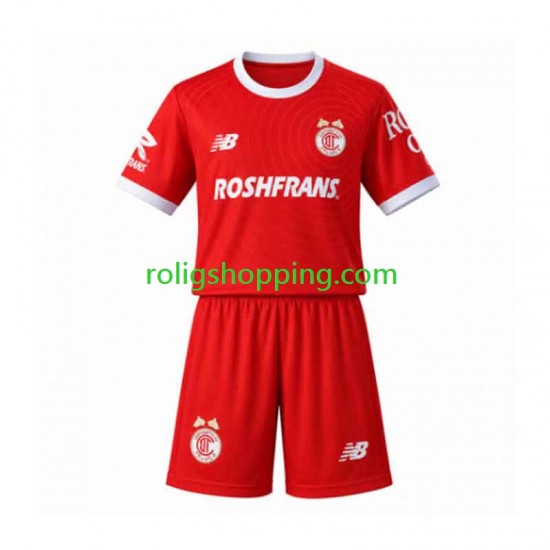 Fotbollströja Toluca Barn Hemmaställ 2026-2027 Kort ärm