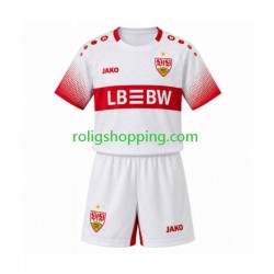 Fotbollströja VfB Stuttgart Barn Bortaställ 2026-2027 Kort ärm Fotbollströja VfB Stuttgart Barn Bortaställ 2026-2027 Kort ärm