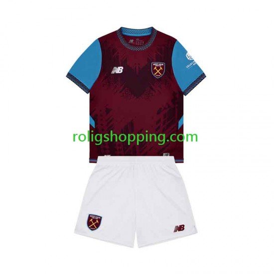 Fotbollströja West Ham United Barn Hemmaställ 2026-2027 Kort ärm