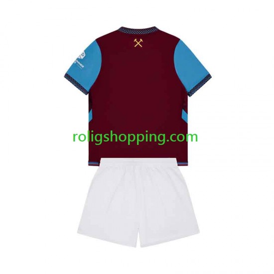 Fotbollströja West Ham United Barn Hemmaställ 2026-2027 Kort ärm