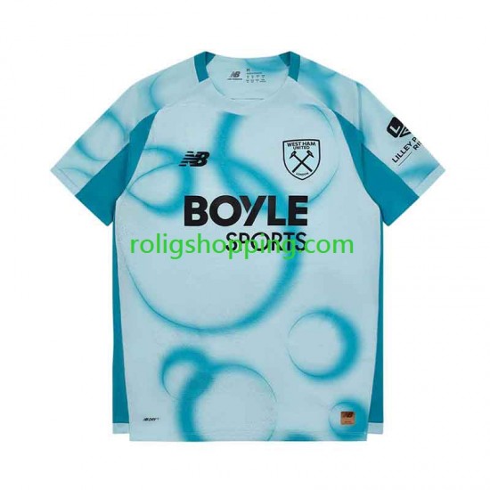 Fotbollströja West Ham United Män Tredjeställ 2026-2027 Kort ärm