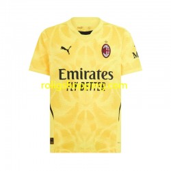 Fotbollströja AC Milan Målvakt Män Bortaställ 2024-2025 Kort ärm