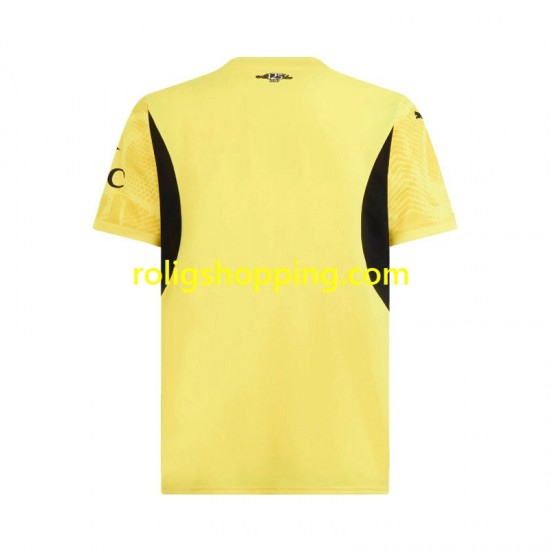 Fotbollströja AC Milan Målvakt Män Bortaställ 2024-2025 Kort ärm