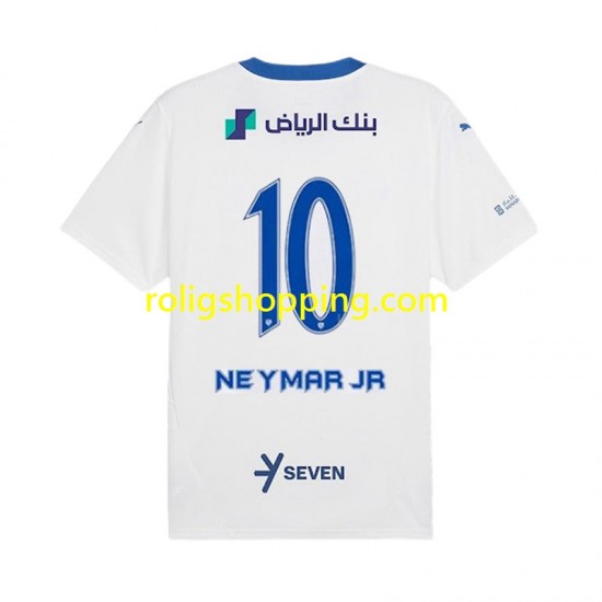Fotbollströja Al Hilal Neymar JR 10 Män Bortaställ 2024-2025 Kort ärm