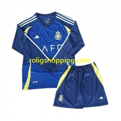 Fotbollströja Al Nassr Barn Bortaställ 2024-2025 Lång ärm