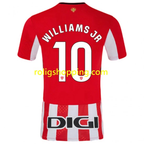 Fotbollströja Athletic Bilbao Williams JR 10 Män Hemmaställ 2024-2025 Kort ärm