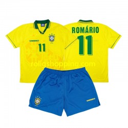 Fotbollströja Brasilien Romario 11 Retro Barn Hemmaställ 1994 Kort ärm