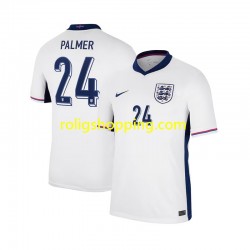 Fotbollströja England Cole Palmer 24 Män Hemmaställ 2024 Kort ärm