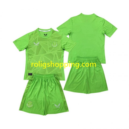 Fotbollströja Everton Målvakt Barn Hemmaställ 2024-2025 Kort ärm