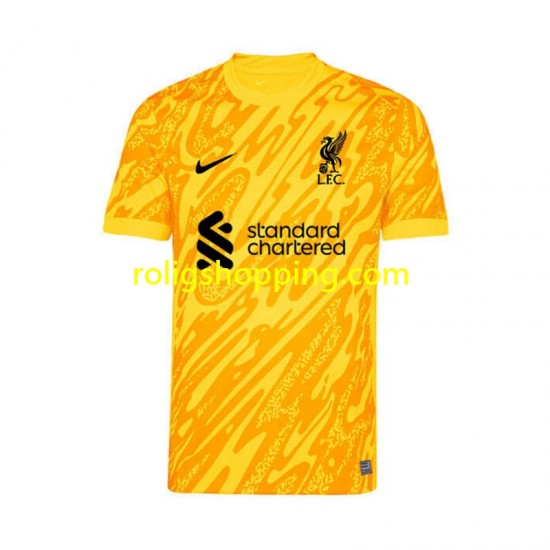 Fotbollströja Liverpool Målvakt Män Fjärdeställ 2024-2025 Kort ärm
