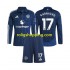 Fotbollströja Manchester United Alejandro Garnacho 17 Barn Bortaställ 2024-2025 Lång ärm