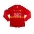 Fotbollströja Manchester United Champion League 2007 Retro Män Hemmaställ Lång ärm