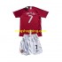 Fotbollströja Manchester United Cristiano Ronaldo 7 Champion League 2007 Retro Barn Hemmaställ Kort ärm