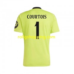 Fotbollströja Real Madrid COURTOIS 1 Målvakt Män Tredjeställ 2024-2025 Kort ärm