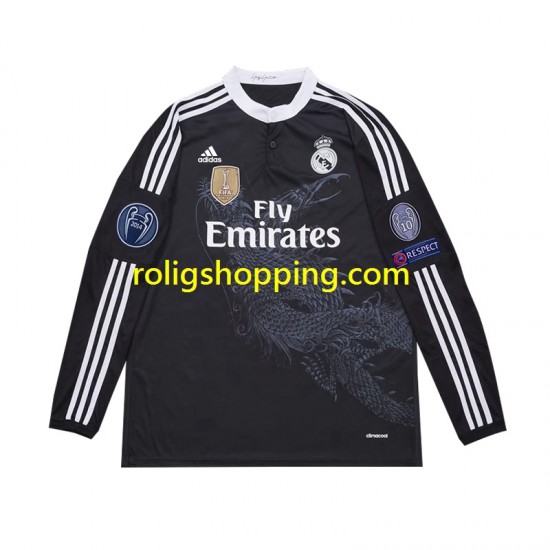 Fotbollströja Real Madrid 2014 Retro Män Tredjeställ Lång ärm