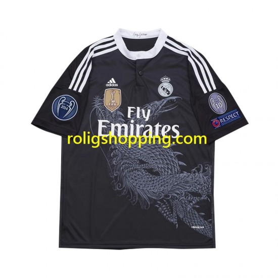 Fotbollströja Real Madrid 2014 Retro Män Tredjeställ Kort ärm