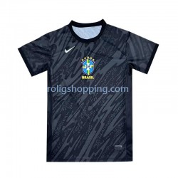 Fotbollströja Brasilien Målvakt Män Bortaställ 2024 Kort ärm