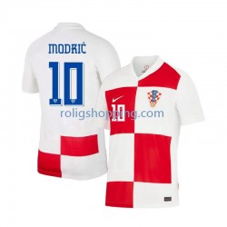 Fotbollströja Kroatien Modrić 10 Män Hemmaställ Euro 2024 Kort ärm