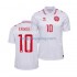 Fotbollströja Danmark Eriksen 10 Män Bortaställ Euro 2024 Kort ärm
