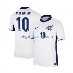 Fotbollströja England Jude Bellingham 10 Män Hemmaställ Euro 2024 Kort ärm