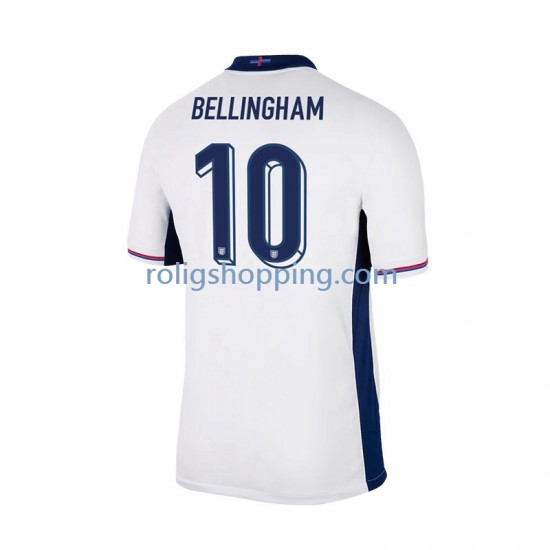 Fotbollströja England Jude Bellingham 10 Män Hemmaställ Euro 2024 Kort ärm