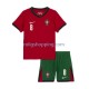 Fotbollströja Portugal Bruno Fernandes 8 Barn Hemmaställ Euro 2024 Kort ärm