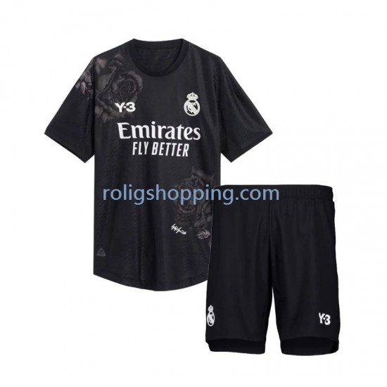 Fotbollströja Real Madrid Y3 Målvakt Barn Fjärdeställ 2023-2024 Kort ärm