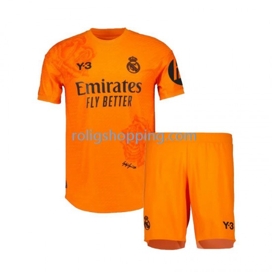 Fotbollströja Real Madrid Y3 Målvakt Barn Tredjeställ 2023-2024 Kort ärm