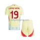 Fotbollströja Spanien Lamine Yamal 19 Barn Bortaställ Euro 2024 Kort ärm
