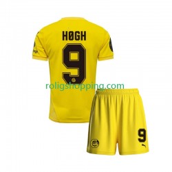 Fotbollströja FK Bodø/Glimt Kasper Hogh 9 Barn Hemmaställ 2025 Kort ärm
