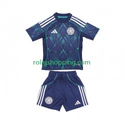 Fotbollströja Leicester City Barn Bortaställ 2025-2026 Kort ärm