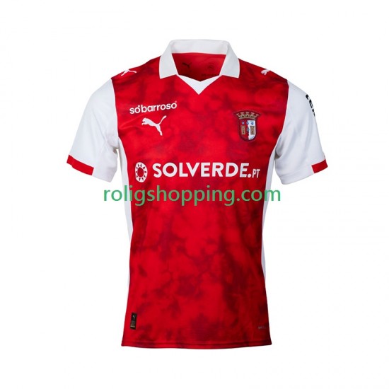 Fotbollströja SC Braga Män Hemmaställ 2025-2026 Kort ärm