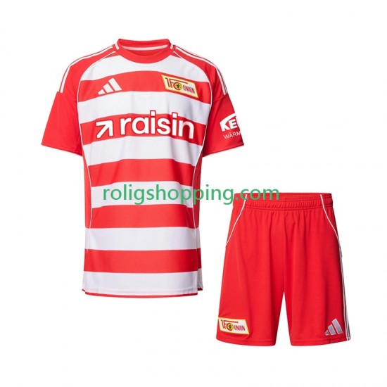 Fotbollströja Union Berlin Barn Hemmaställ 2025-2026 Kort ärm