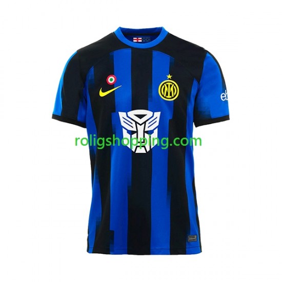 Fotbollströja AC Milan Transformers Män Hemmaställ 2023-2024 Kort ärm