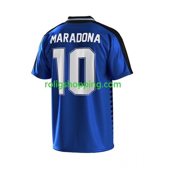 Fotbollströja Argentina MARADONA 10 Retro Barn Bortaställ 1994 Kort ärm