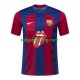 Fotbollströja FC Barcelona Rolling Stones Män Hemmaställ 2023-2024 Kort ärm