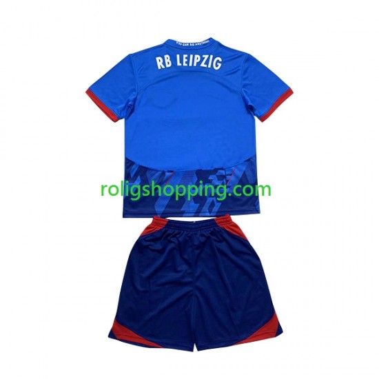 Fotbollströja RB Leipzig Barn Tredjeställ 2023-2024 Kort ärm