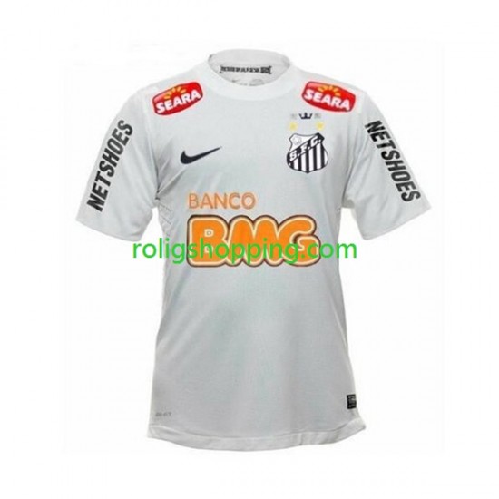 Fotbollströja Santos FC -2012 Retro Män Hemmaställ 2011 Kort ärm