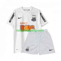 Fotbollströja Santos FC -2012 Retro Barn Hemmaställ 2011 Kort ärm