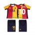 Fotbollströja AS Roma TOTTI 10 2001 Retro Barn Hemmaställ Kort ärm