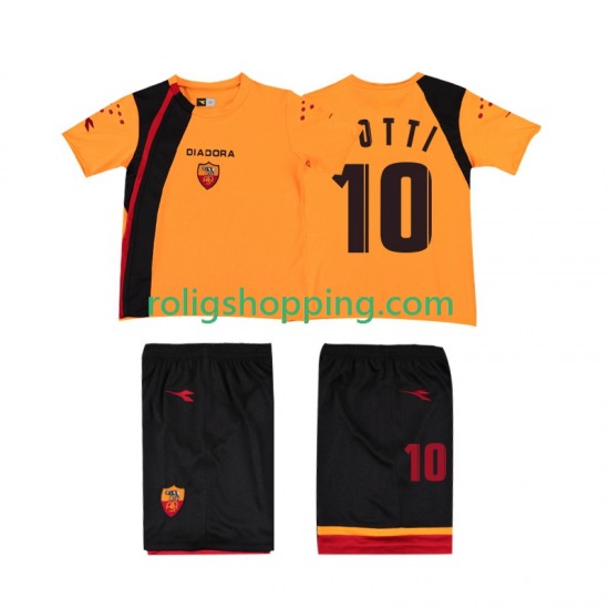 Fotbollströja AS Roma TOTTI 10 2005- Retro Barn Hemmaställ 2006 Kort ärm