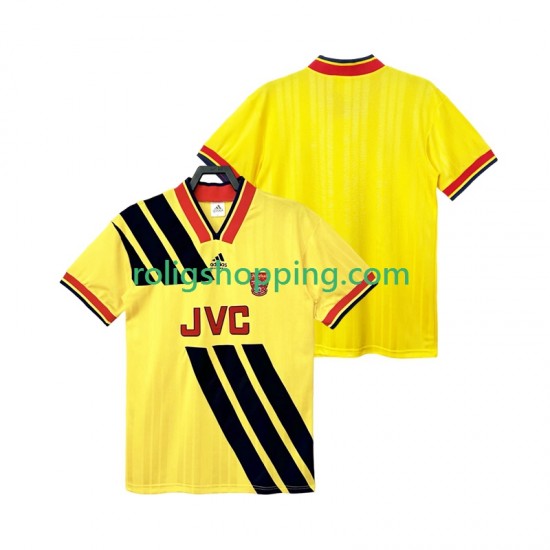 Fotbollströja Arsenal 1993 Retro Män Bortaställ 1994 Kort ärm