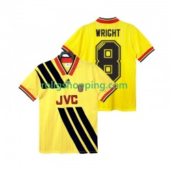 Fotbollströja Arsenal WRIGHT 8 1993 Retro Män Bortaställ 1994 Kort ärm