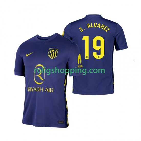 Fotbollströja Atlético Madrid Julian Alvarez 19 Män Bortaställ 2025-2026 Kort ärm