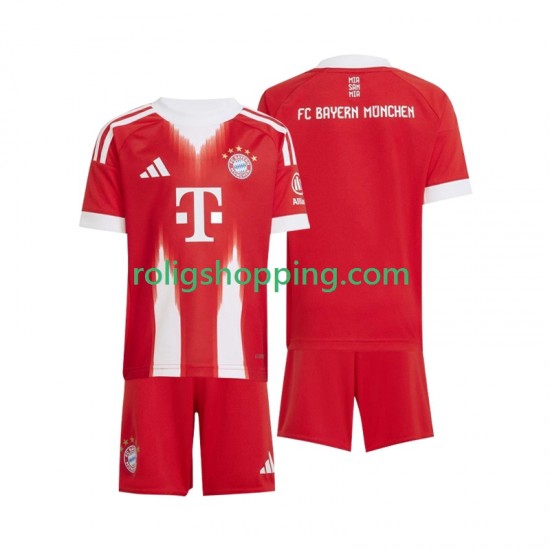 Fotbollströja FC Bayern München Barn Hemmaställ 2025-2026 Kort ärm
