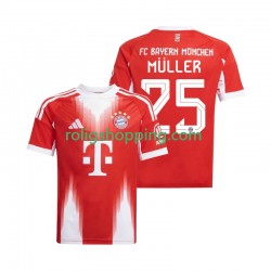 Fotbollströja FC Bayern München Thomas Muller 25 Män Hemmaställ 2025-2026 Kort ärm