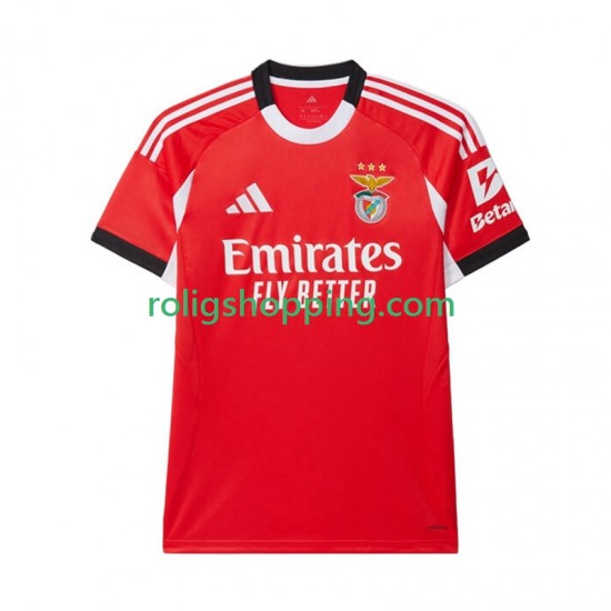 Fotbollströja Benfica Män Hemmaställ 2025-2026 Kort ärm